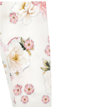 
  
    Monnalisa
  
 Baby Girls White Floral Legging set