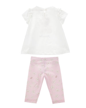 
  
    Monnalisa
  
 Baby Girls Daisies T & Legging Set