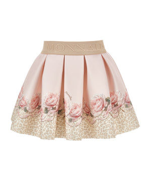 
  
    Monnalisa
  
 Girls Pink/Leopard Neoprene Skirt