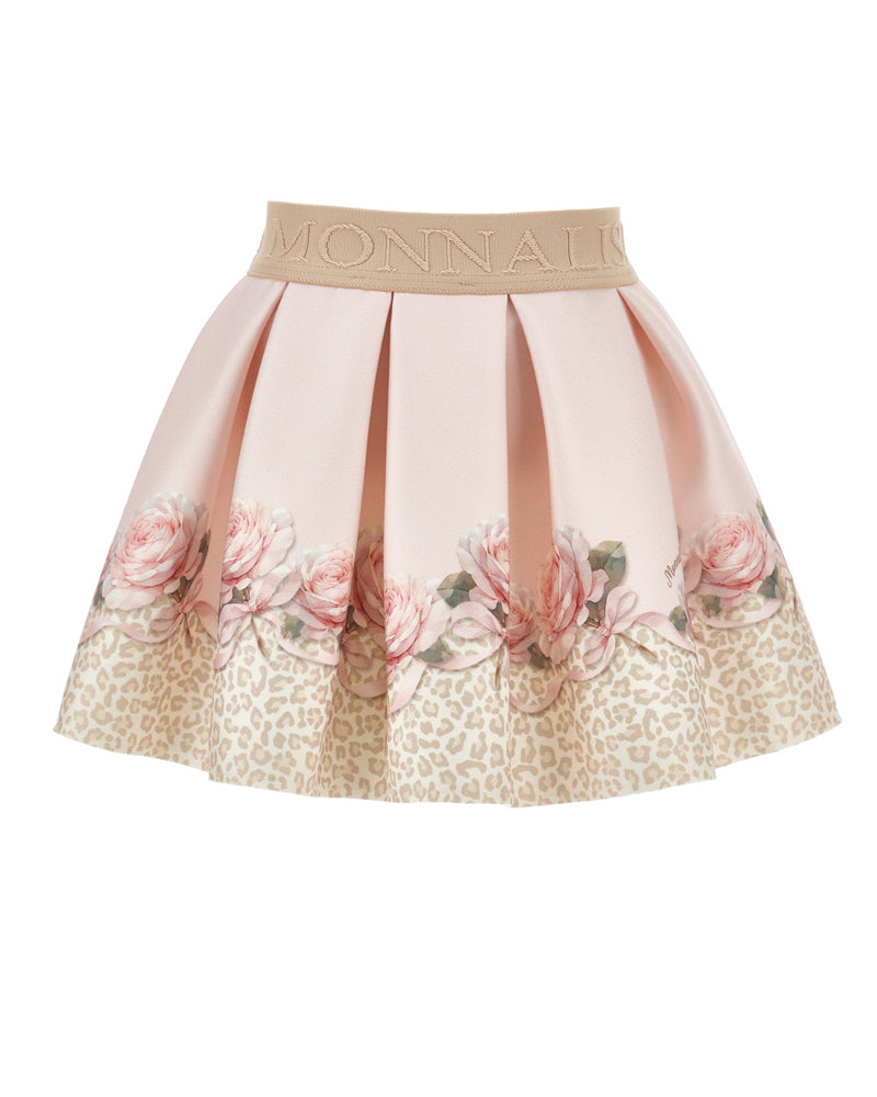 
  
    Monnalisa
  
 Girls Pink/Leopard Neoprene Skirt