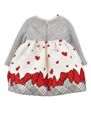
  
    Monnalisa
  
 Baby Girls White/Red Heart Bow Dress