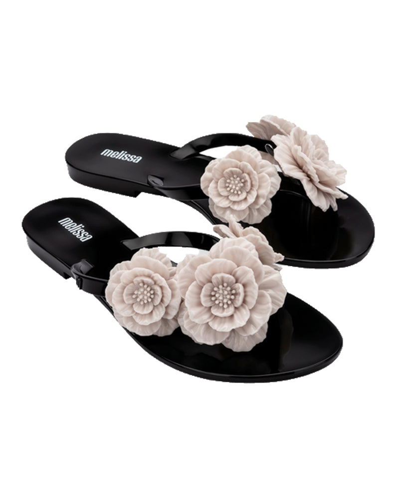 Girls Black Harmonic Flip Flop