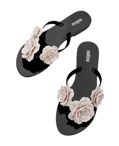 Girls Black Harmonic Flip Flop