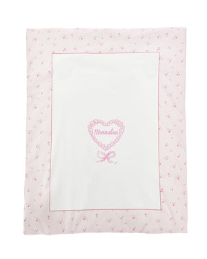 
  
    Monnalisa
  
 Baby Girls White/Pink Blanket