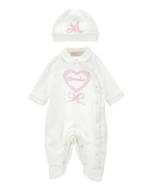 
  
    Monnalisa
  
 Baby Girls White Two Peice Gift Set