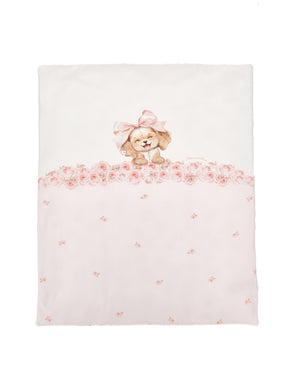 
  
    Monnalisa
  
 Baby Girls White Puppy Blanket