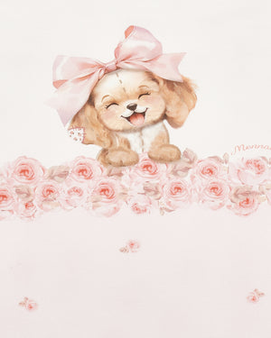 
  
    Monnalisa
  
 Baby Girls White Puppy Blanket
