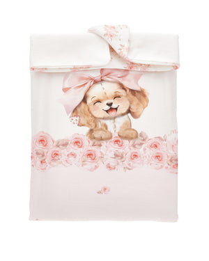 
  
    Monnalisa
  
 Baby Girls White Puppy Blanket