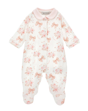 
  
    Monnalisa
  
 Baby Girls White Floral/Bow Onesie