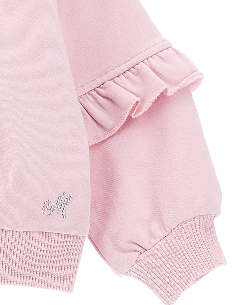 Girls Pink Top & Legging Set