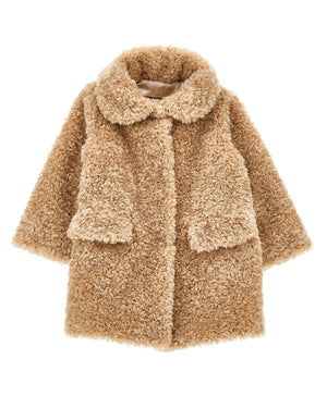 
  
    Monnalisa
  
 Baby Girls Beige Teddy Coat