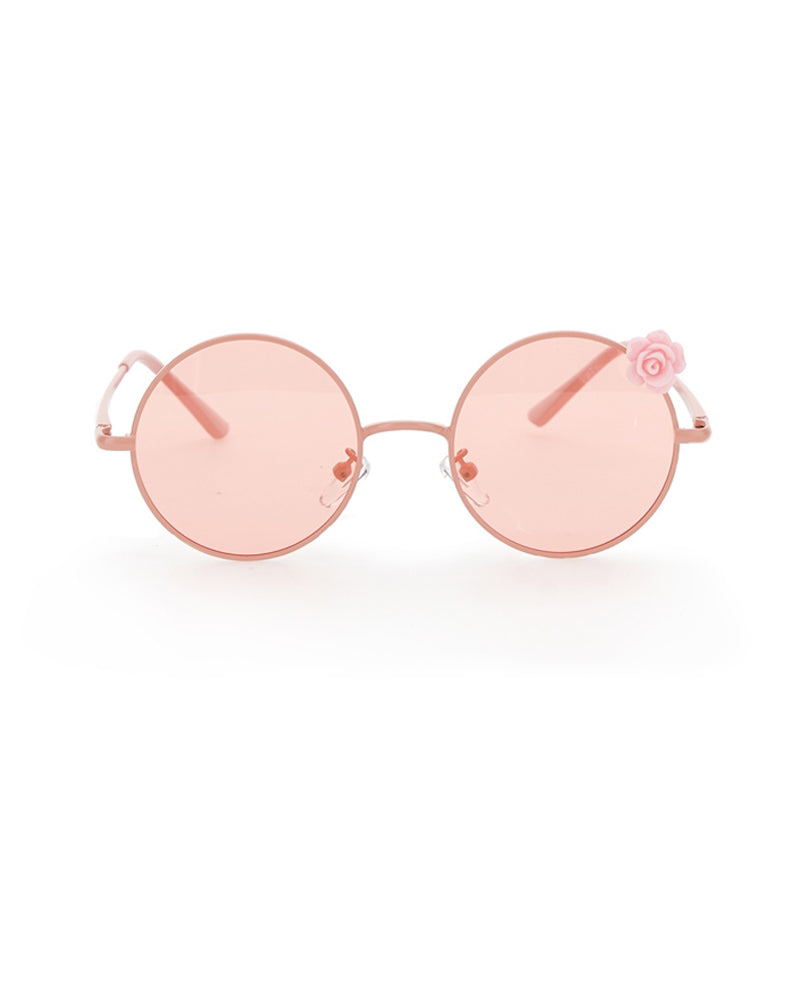 Baby Girls Pink Floral Sunglasses