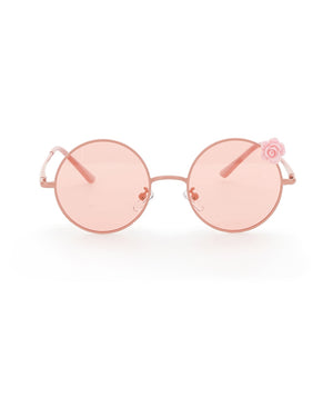 
  
    Monnalisa
  
 Baby Girls Pink Floral Sunglasses