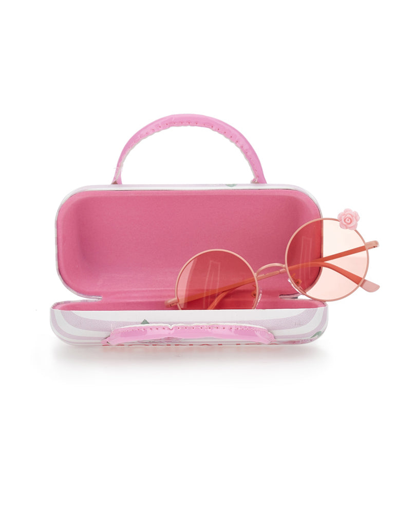 Baby Girls Pink Floral Sunglasses