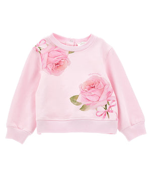 
  
    Monnalisa
  
 Baby Girls Pink Floral Tracksuit