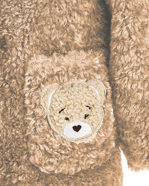 
  
    Monnalisa
  
 Baby Girls Beige Teddy Coat