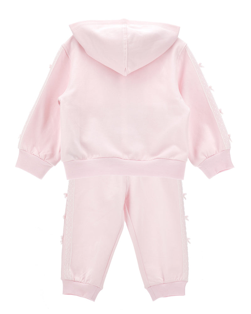 Baby Girls Pink 3 Piece Tracksuit Set