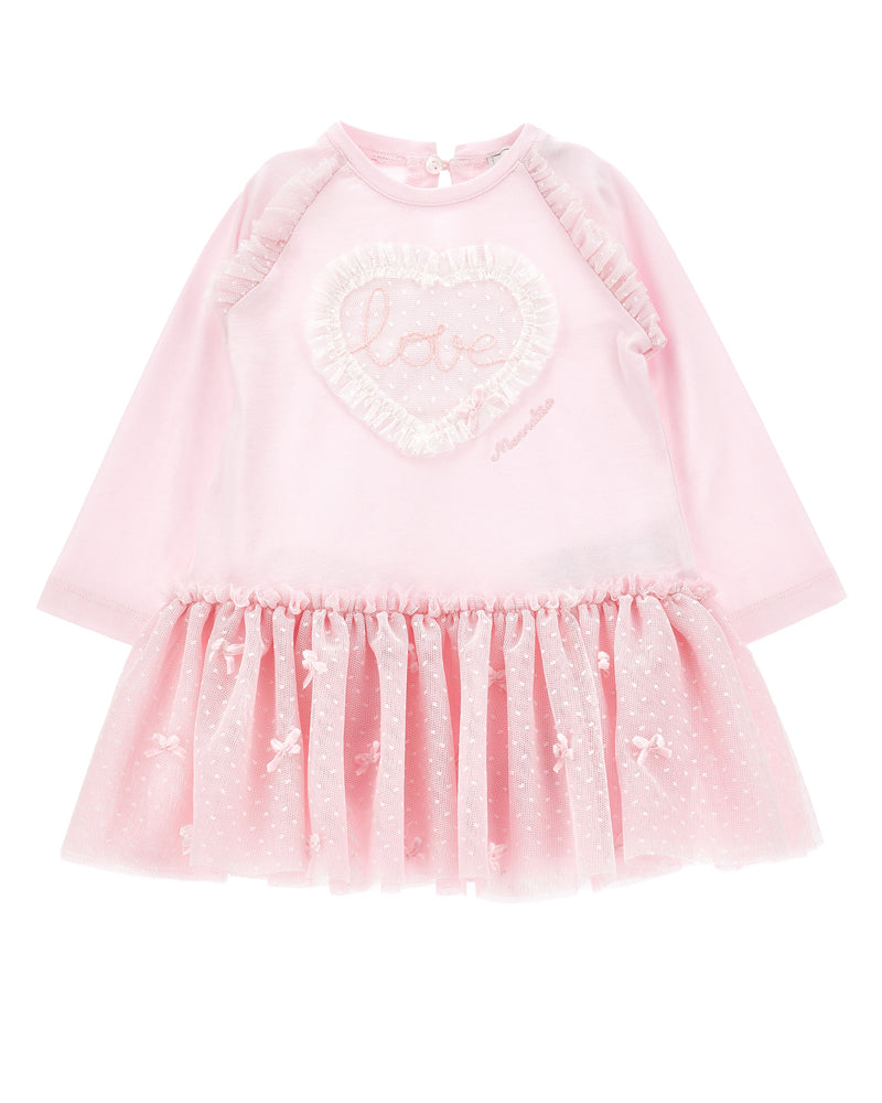 Baby Girls Pink Heart Dress