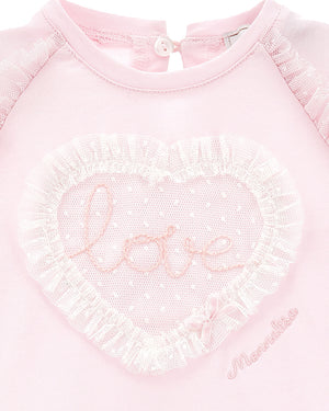 
  
    Monnalisa
  
 Baby Girls Pink Heart Dress