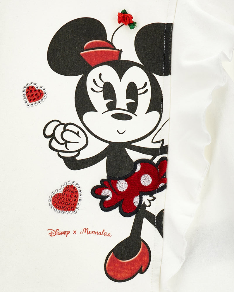 Baby Girls White Mickey Mouse Dress