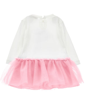 
  
    Monnalisa
  
 Baby Girls White/Pink Tulle Dress