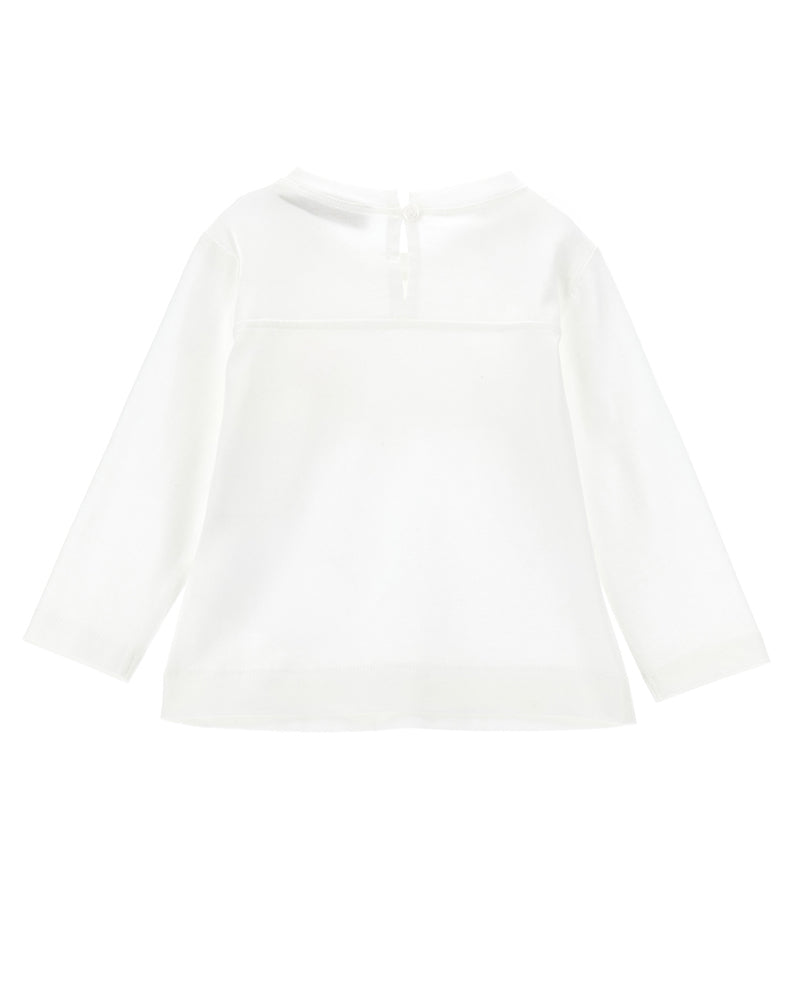 
  
    Monnalisa
  
 Baby Girls Ivory Bow Top