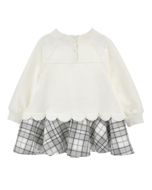 
  
    Monnalisa
  
 Baby Girls White Dalmation Puppy Love Sweater Dress