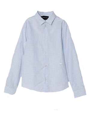 
  
    Emporio
  
    Armani
  
 Boys Blue Check Shirt