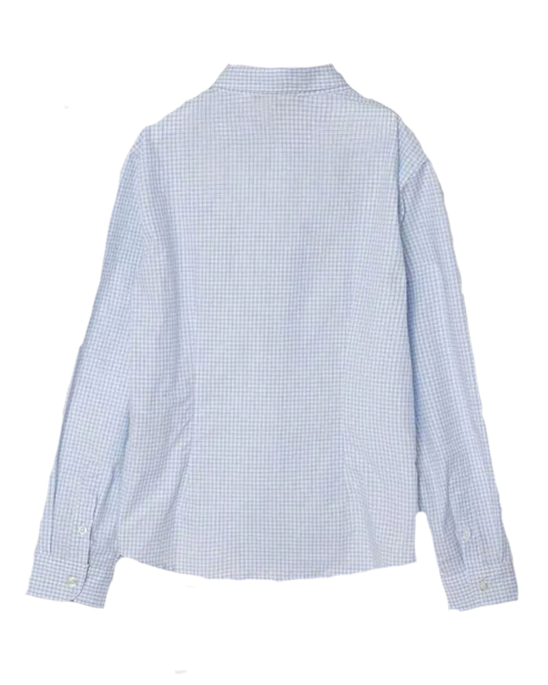 Boys Blue Check Shirt