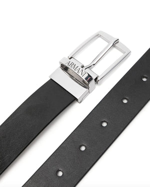 
  
    Emporio
  
    Armani
  
 Boys Black/Tan Reversible Leather Belt