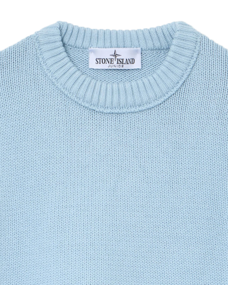 
  
    Stone
  
    Island
  
    Junior
  
 Boys Blue Knit Cotton Sweater