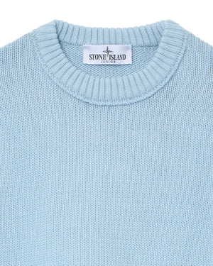 
  
    Stone
  
    Island
  
    Junior
  
 Boys Blue Knit Cotton Sweater