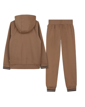 
  
    Boss
  
 Boys Beige Logo Tracksuit