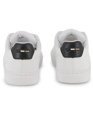 
  
    Boss
  
 Boys White Leather Sneakers