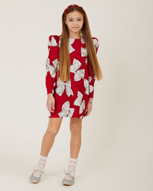 
  
    Monnalisa
  
 Girls Red Dress