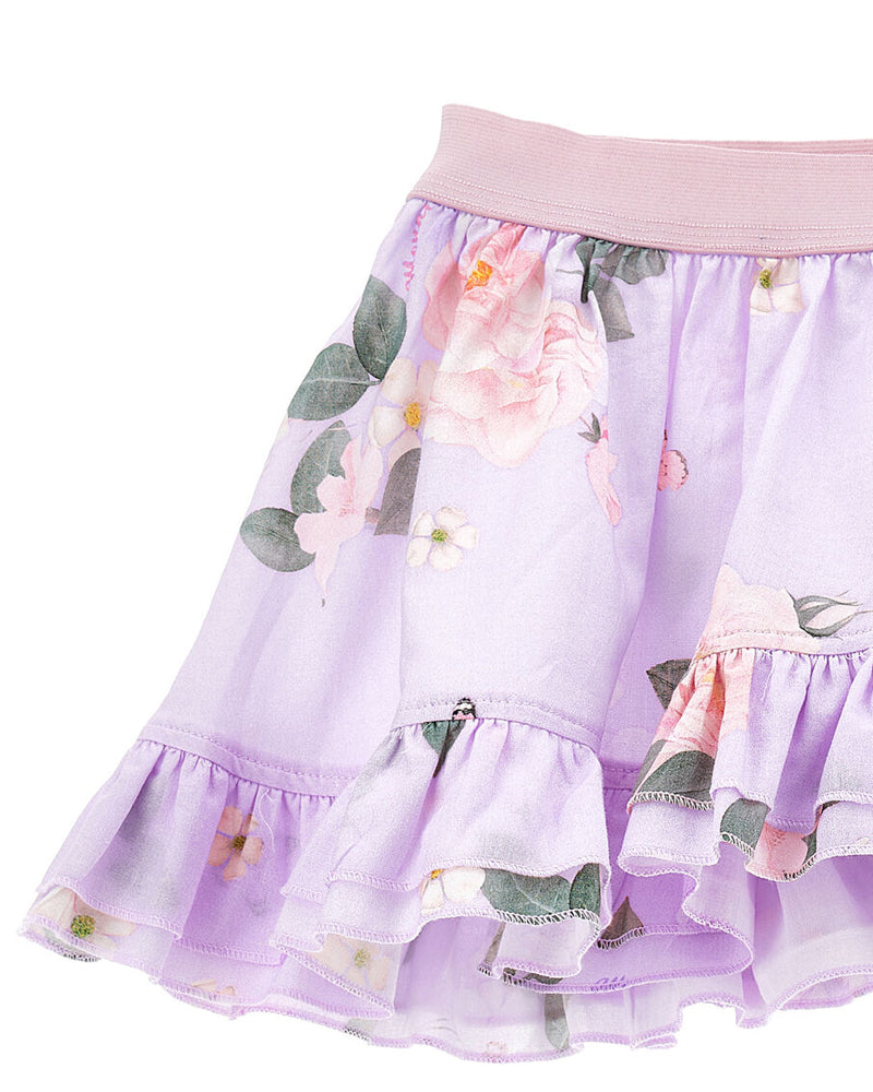 Girls Purple Cover Up Skirt