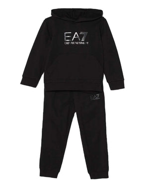 
  
    Ea7
  
    Emporio
  
    Armani
  
 Boys Black Logo Tracksuit