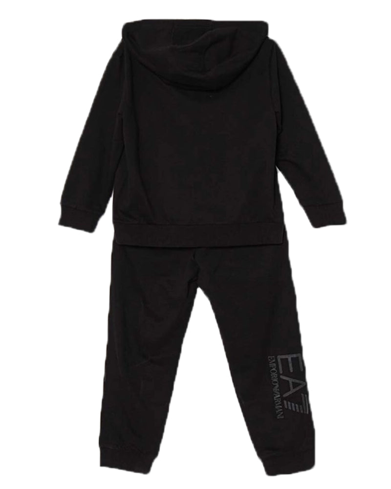 Boys Black Logo Tracksuit