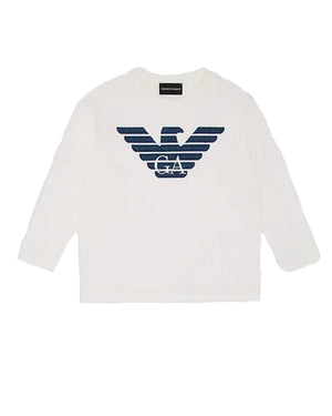 
  
    Emporio
  
    Armani
  
 Boys White Long Sleeve Top