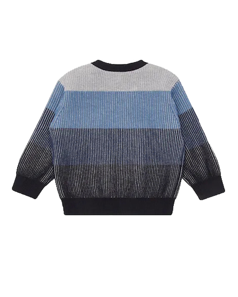 Baby Boys Blue Knit Sweater