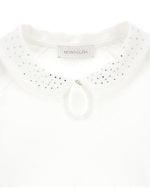 
  
    Monnalisa
  
 Girls White Long Sleeve Top