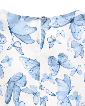 
  
    Monnalisa
  
 Girls Blue Butterfly Blouse