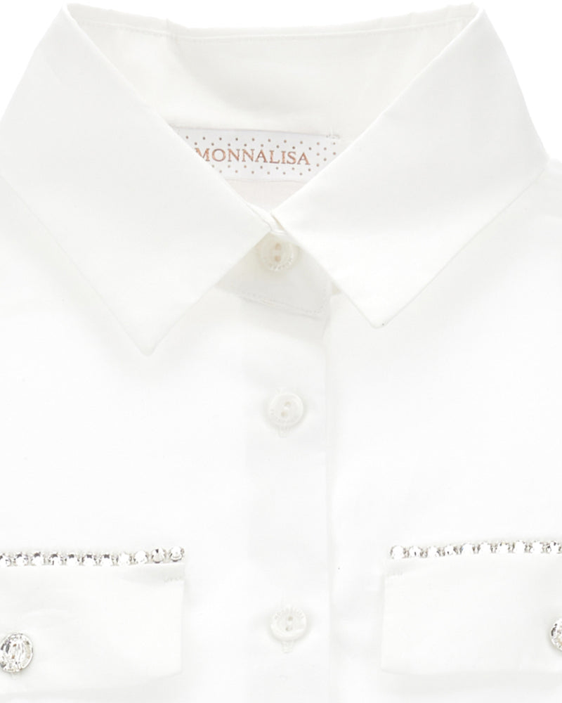 Girls White Blouse