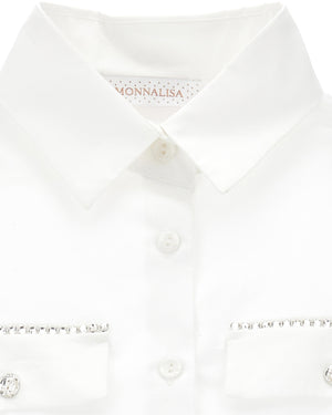 
  
    Monnalisa
  
 Girls White Blouse