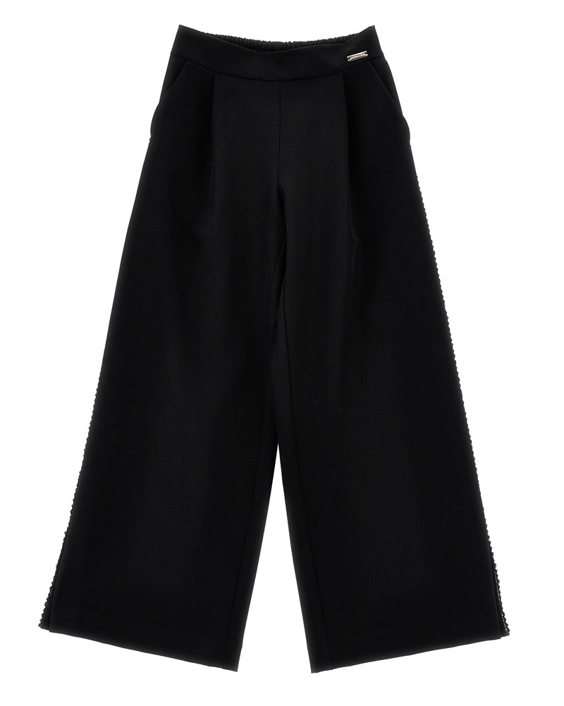 Girls Black Sequin Pants