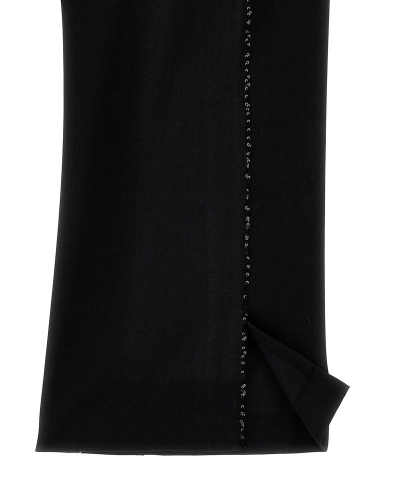 Girls Black Sequin Pants