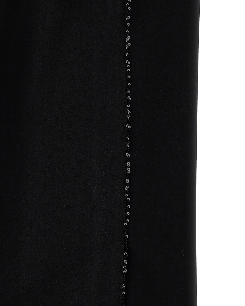 Girls Black Sequin Pants