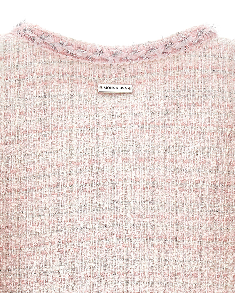 
  
    Monnalisa
  
 Girls Pink Tweed Jacket