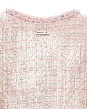 
  
    Monnalisa
  
 Girls Pink Tweed Jacket