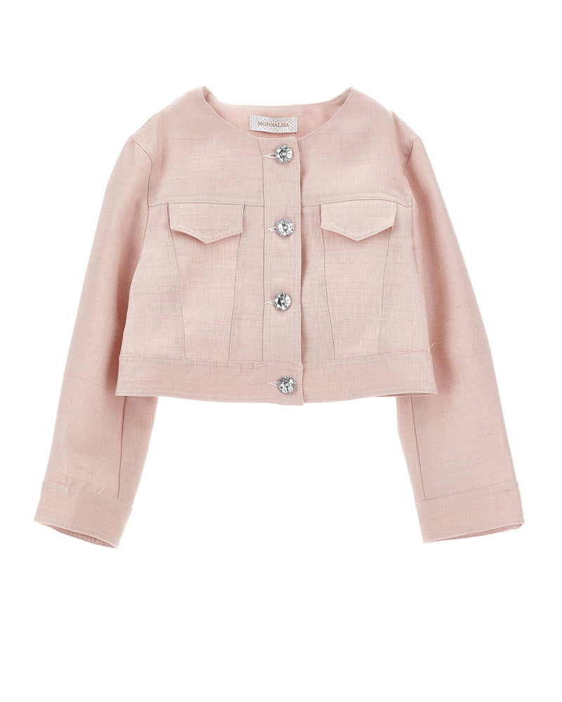 
  
    Monnalisa
  
 Girls Pink Jacket